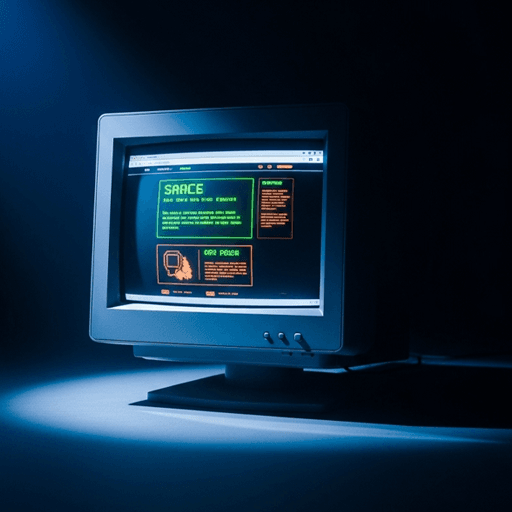 Outdated website design